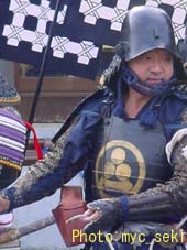 A warrior awaits the princesses departure